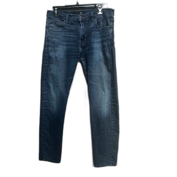 7 for All Mankind Los Angeles Japanese Fabric Paxtyn Jeans - Women 31” -Straight - Picture 1 of 8